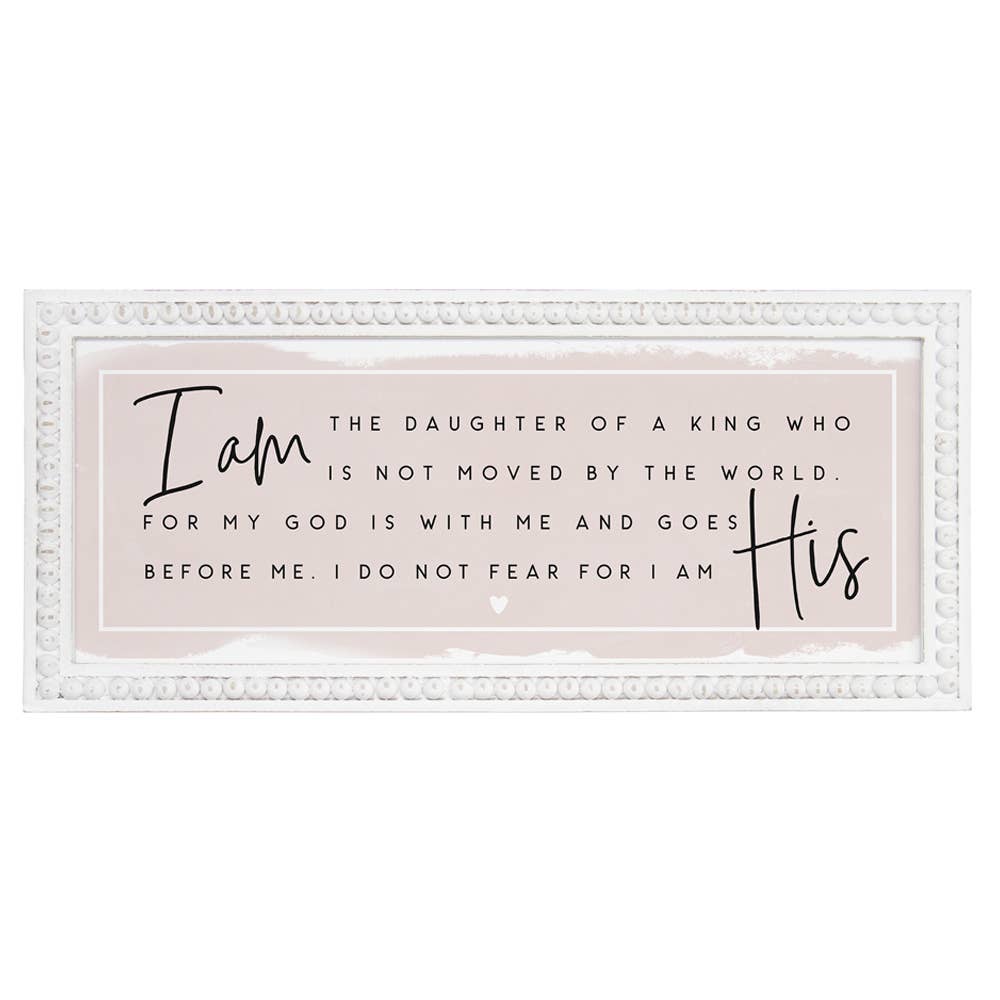 Beaded Art Rectangles - I Am His