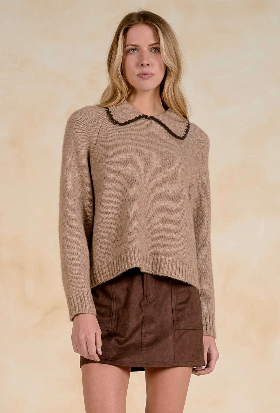 Elan Collard Sweater
