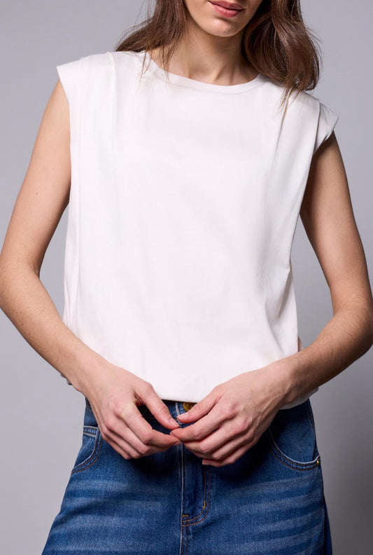 Tribal Padded Shoulder Muscle Tank