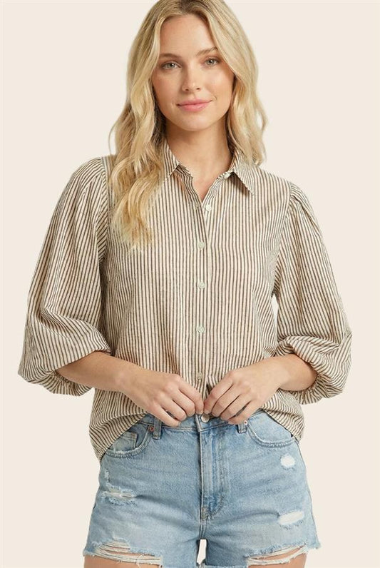 Seersucker Button Down