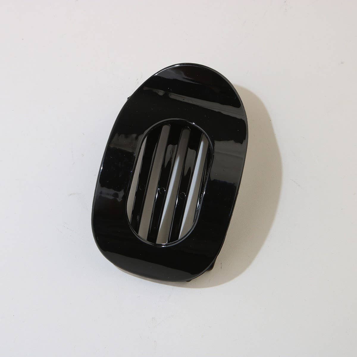 Oval Flat Hair Clip for Women, Strong Grip Clamp_CWAHA07281: MATTEBLACK / (OS) 1