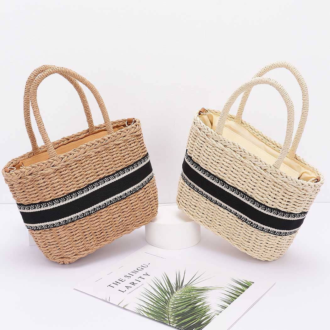Small Straw Tote