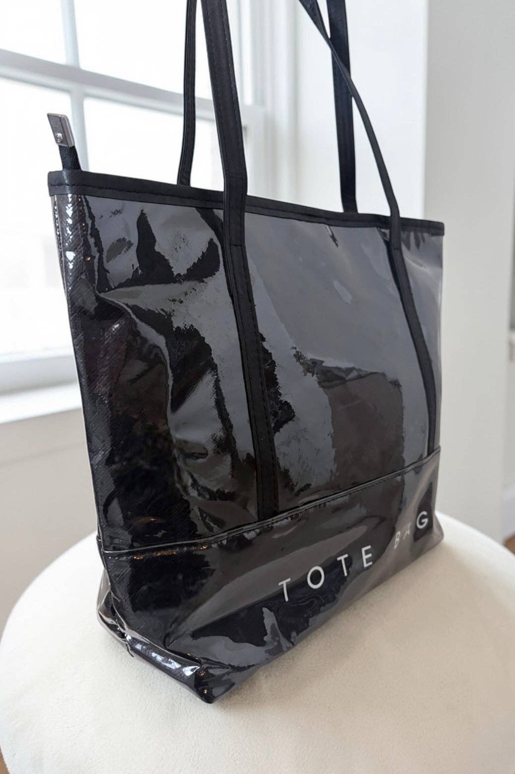 Black Shoulder Strap TOTE BAG