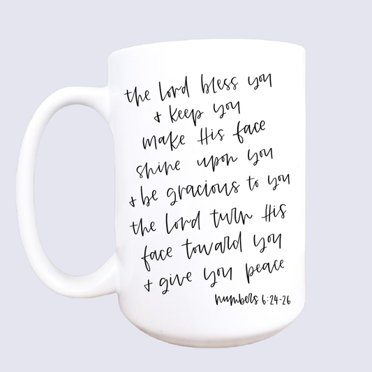 Lord bless you coffee mug, Christian mug, Scripture mug