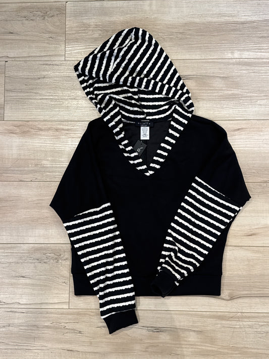 Come Closer Striped Hoodie