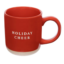 Load image into Gallery viewer, Holiday Cheer Stoneware Coffee Mug