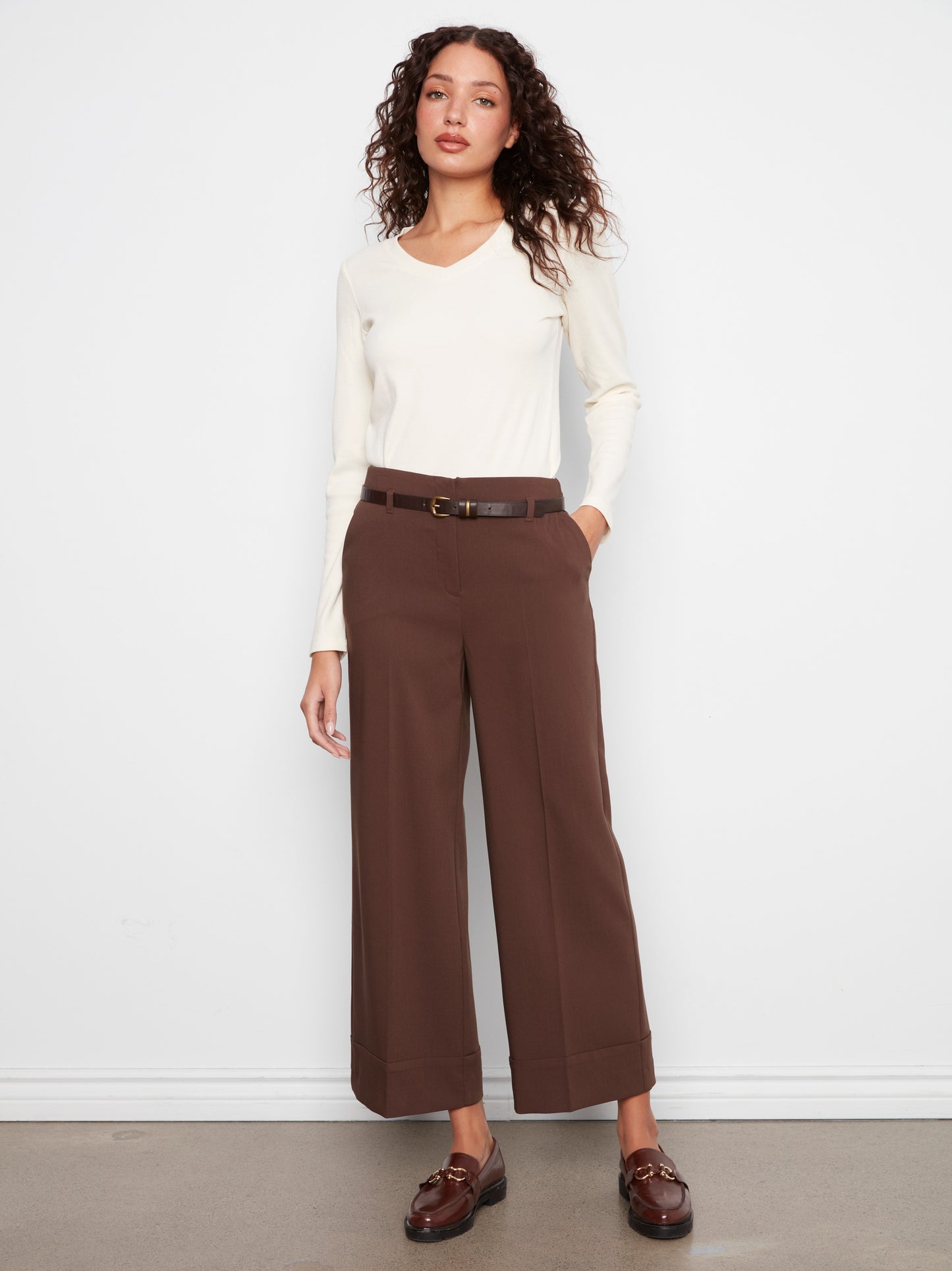 Charlie B Belted Trouser