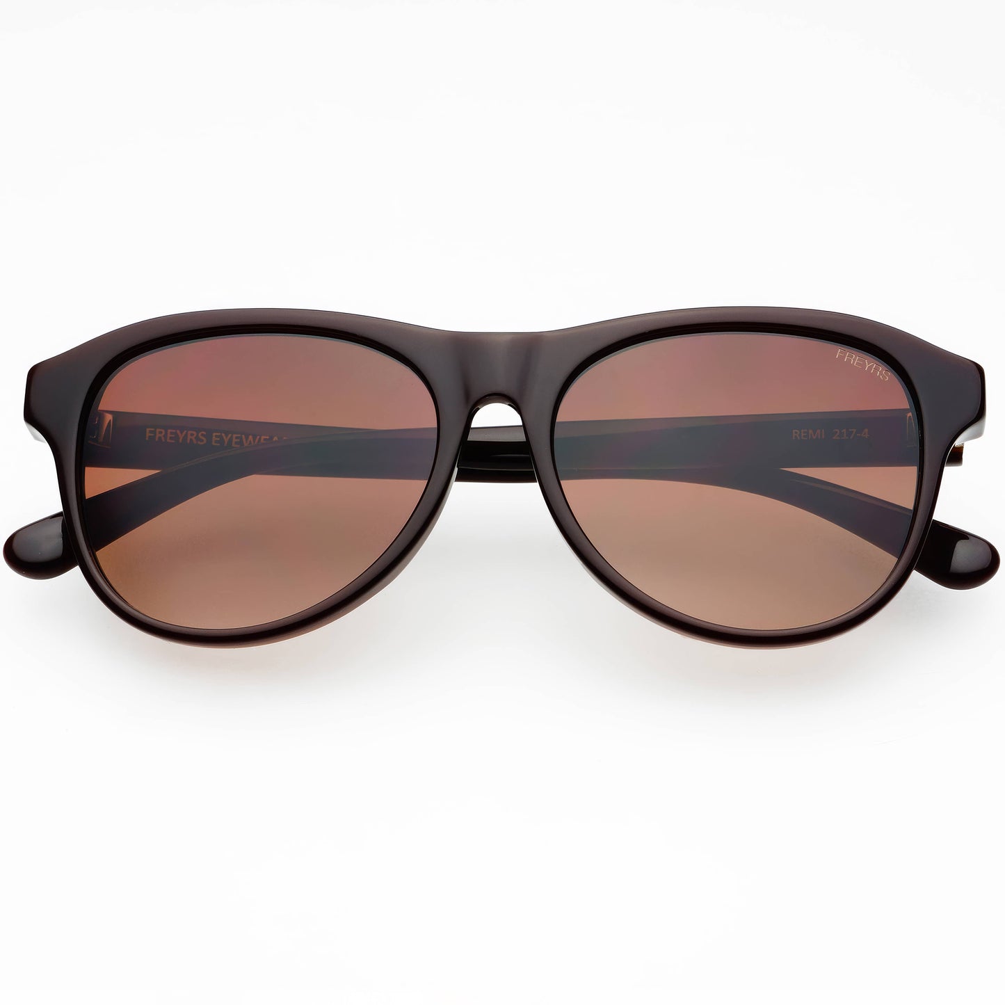 Remi Acetate Unisex Sunglasses : Chocolate Brown