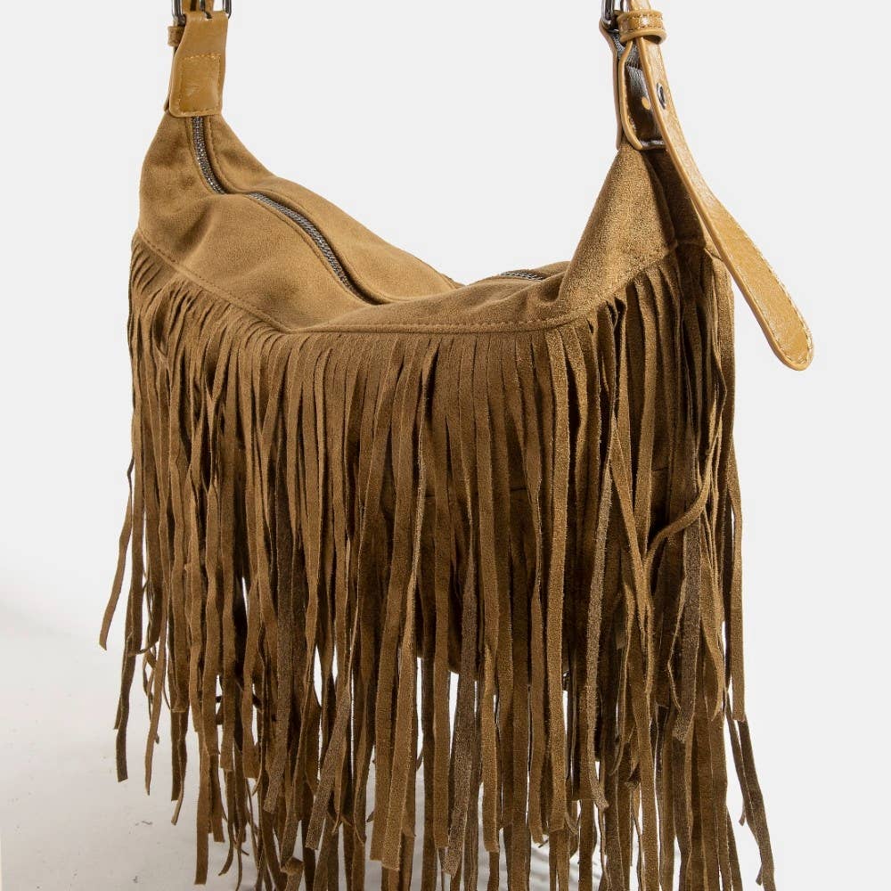 Fringe Suede Bag