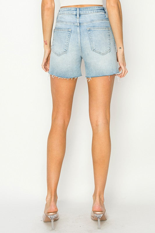 Mava Side Slit Shorts