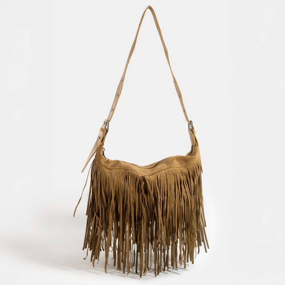 Fringe Suede Bag
