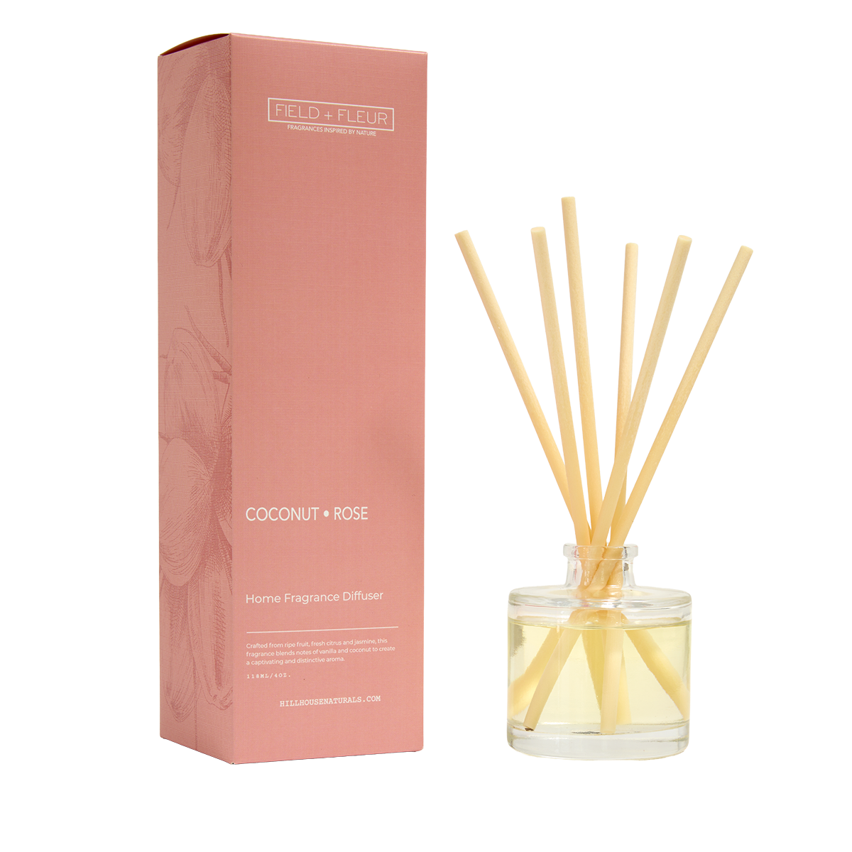 Coconut Rose' Reed Diffuser