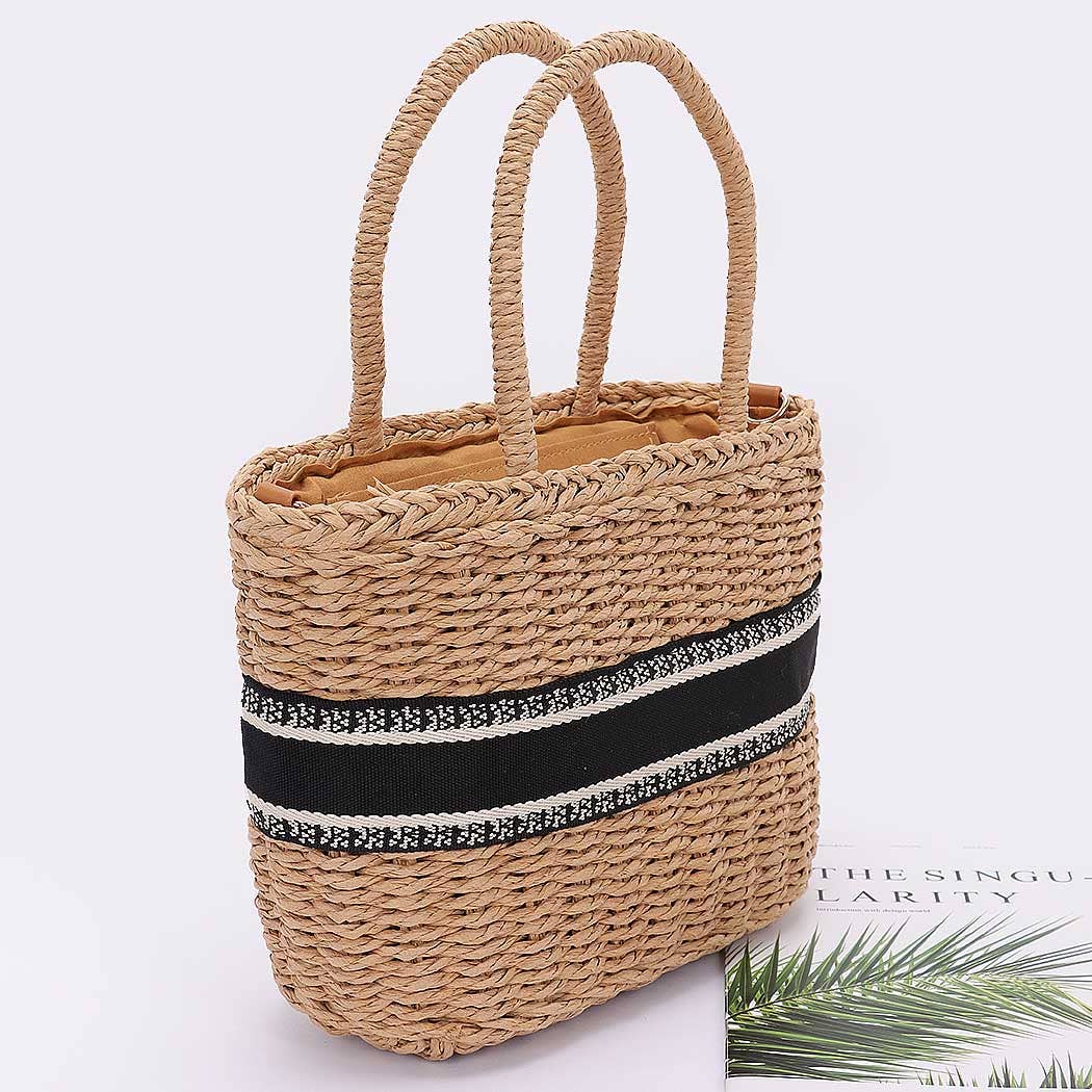 Small Straw Tote
