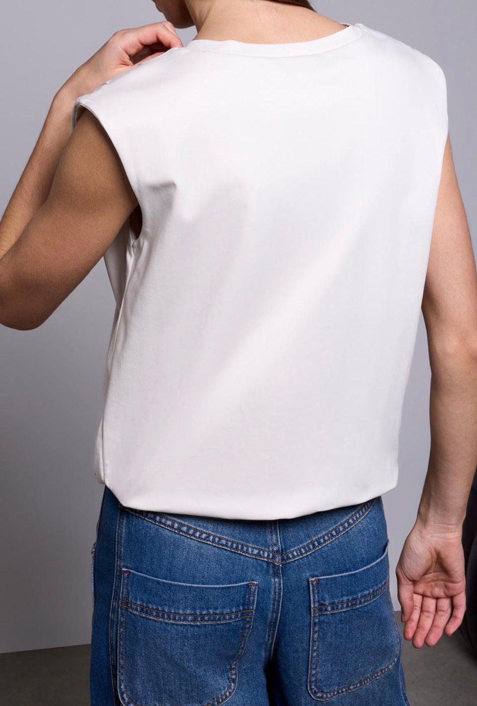 Tribal Padded Shoulder Muscle Tank