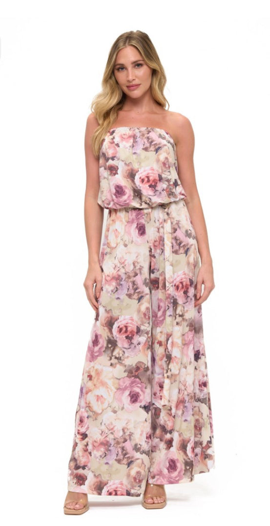 Bella Floral Jumpsuit