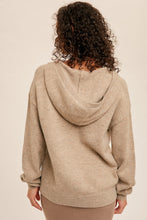 Load image into Gallery viewer, Pointelle Hooded Sweater