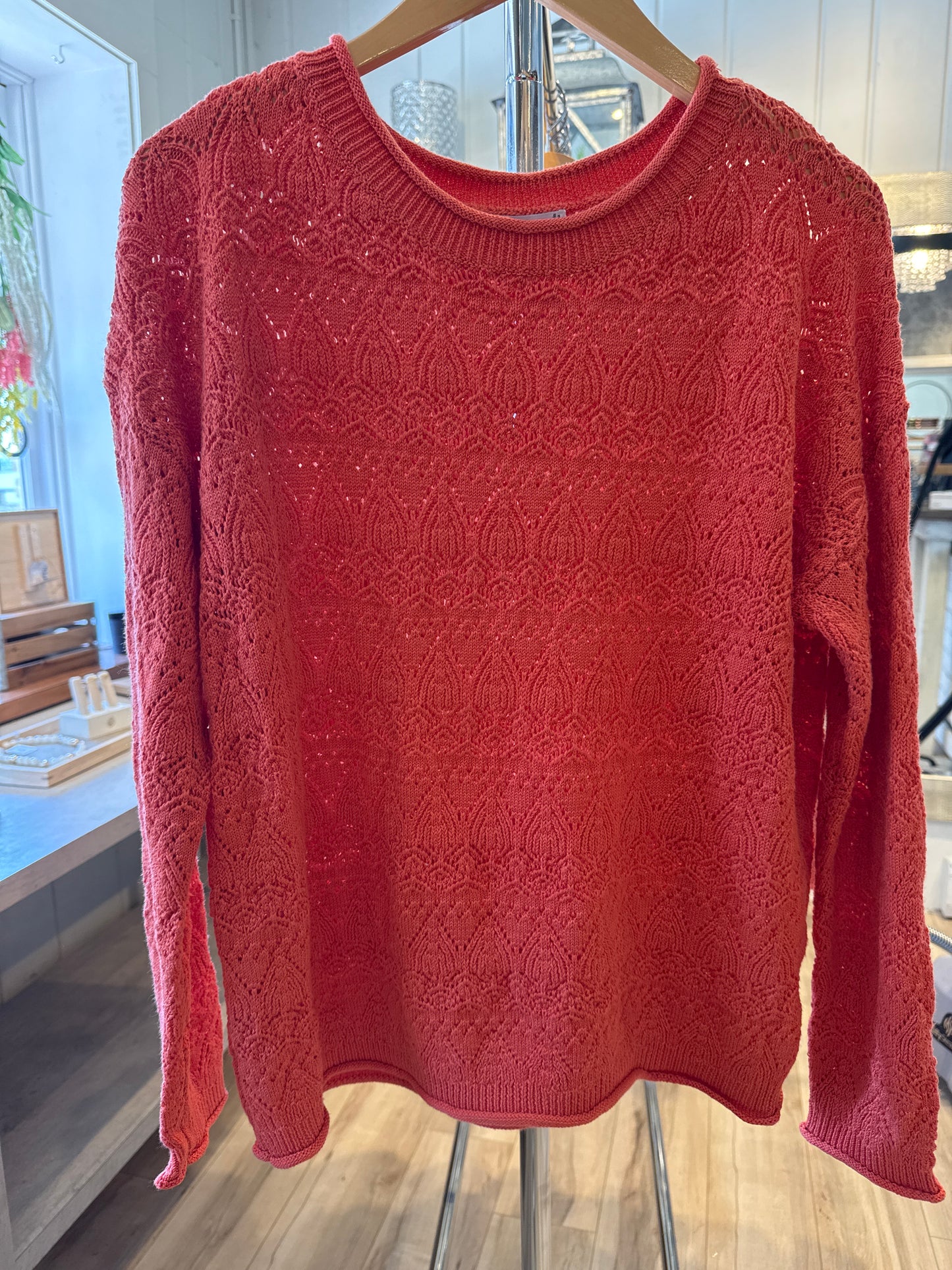 Moments Like This Crochet Sweater