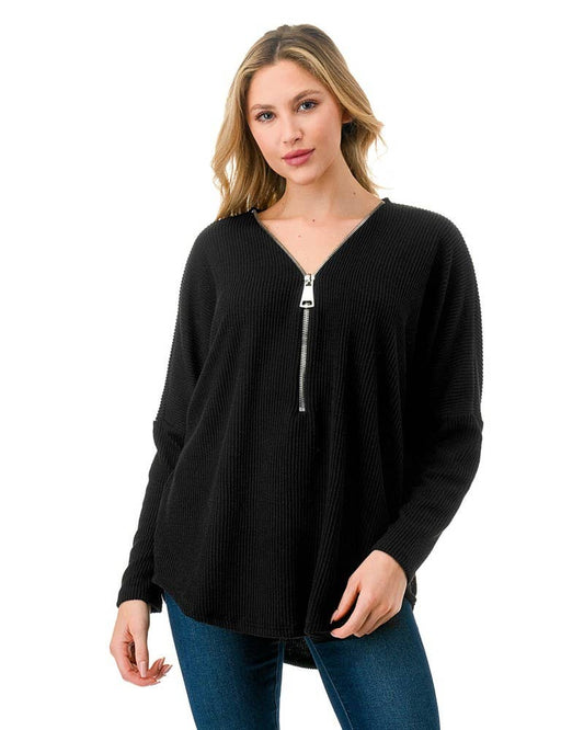 Aspen Zipper Top