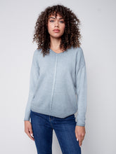 Load image into Gallery viewer, Charlie B Cold Dye V Neck