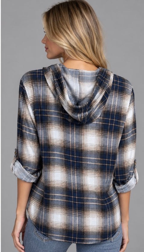 Plaid Hoody