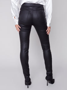 Charlie B Wax Twill Pull On Pant