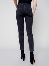 Load image into Gallery viewer, Charlie B Printed Stretch Skinny Zip Bottoms