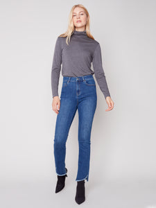 Charlie B Asymmetrical Flare Pants