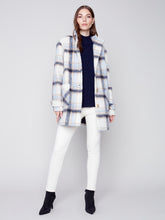 Load image into Gallery viewer, Charlie B Plaid Boucle Knit Coat