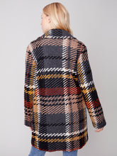 Load image into Gallery viewer, Straight Plaid Boucle Coat