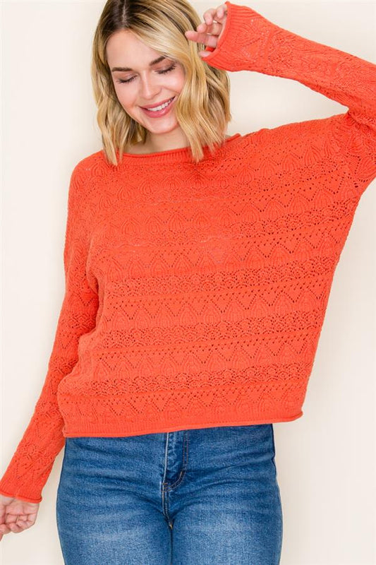 Moments Like This Crochet Sweater