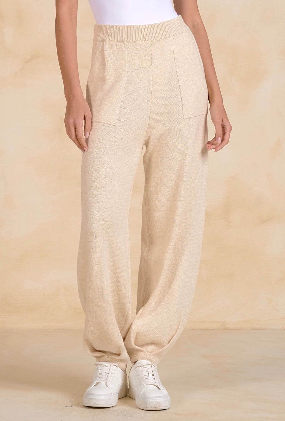Elan Knit Pin Tuck Pants