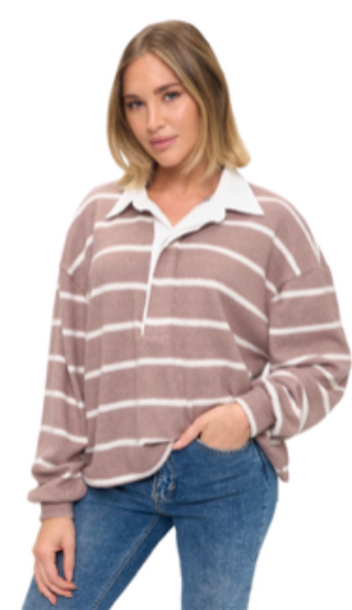 Tori Collared Top