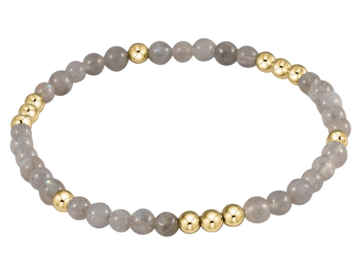 E Newton Worthy Pattern Beaded Bracelet