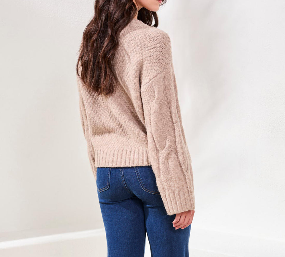 Tribal Cable Sweater