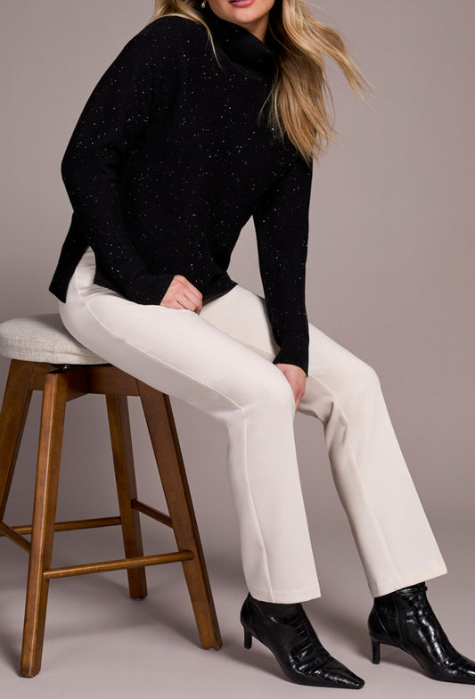 Tribal Shimmer Turtleneck Sweater