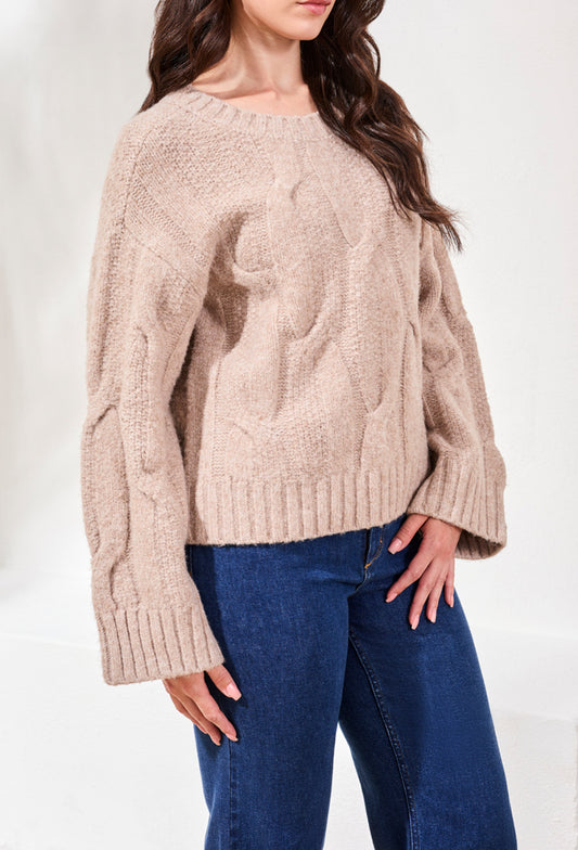 Tribal Cable Sweater