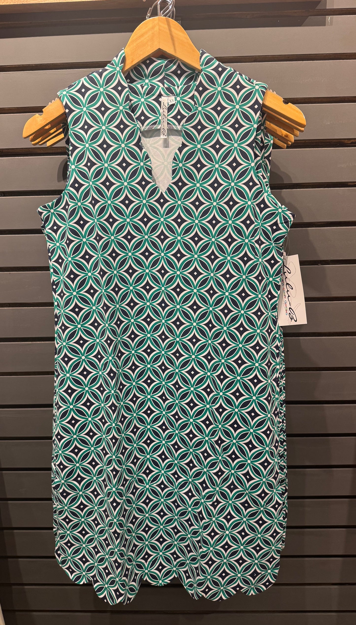 Lulu B Scalloped Dress