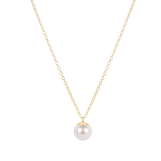 Enewton 16” Classic Pearl Charm Necklace 8mm