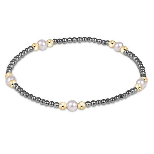 Enewton Purpose Pearl 4mm Silver Hematite