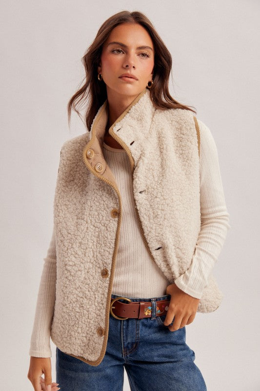 Reversible Sherpa Vest