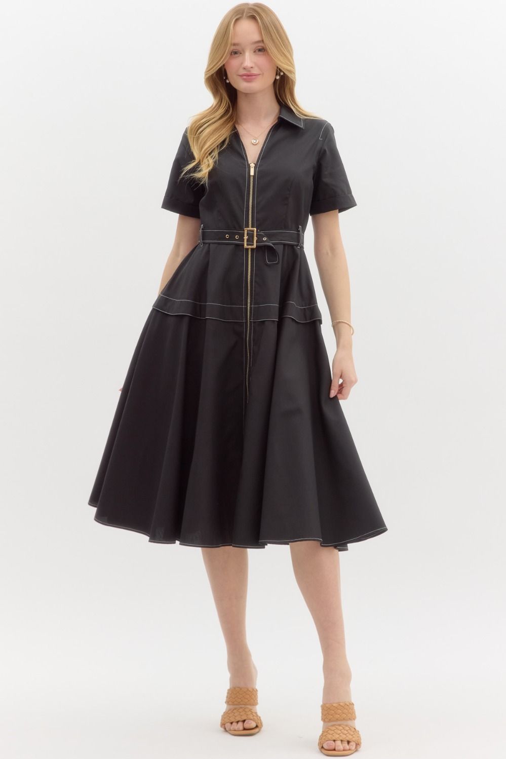 Hilton Belted Dress