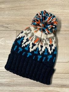 Vintage Knit Pom Hat