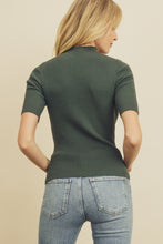 Load image into Gallery viewer, Cara Short Sleeve Mock