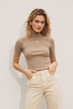 Load image into Gallery viewer, Cara Short Sleeve Mock