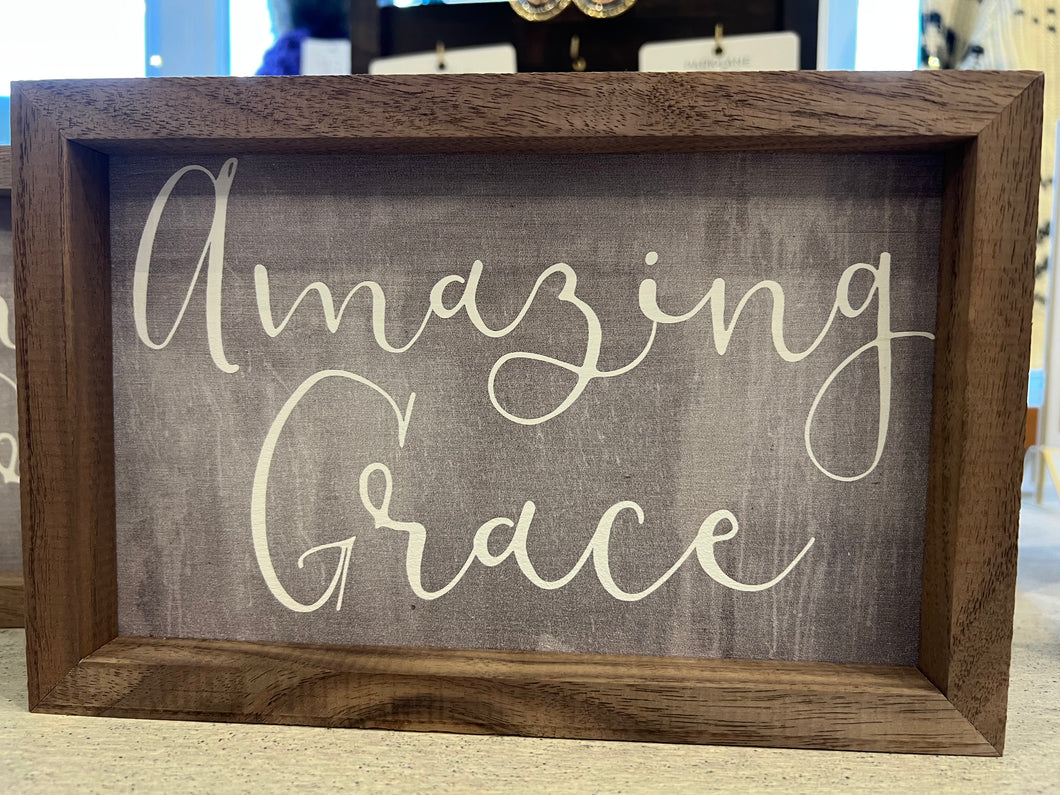 Amazing Grace Sign