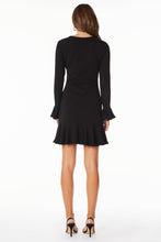 Load image into Gallery viewer, Little Black Ruffle Dress