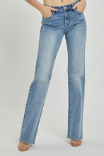 Load image into Gallery viewer, Caty Mid Rise Long Straight Jeans