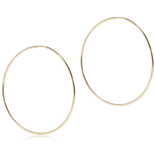 Enewton Endless Gold 1.75”Hoop Earrings
