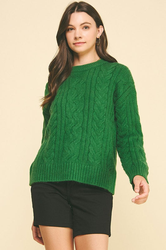 Sutton Cable Knit Sweater