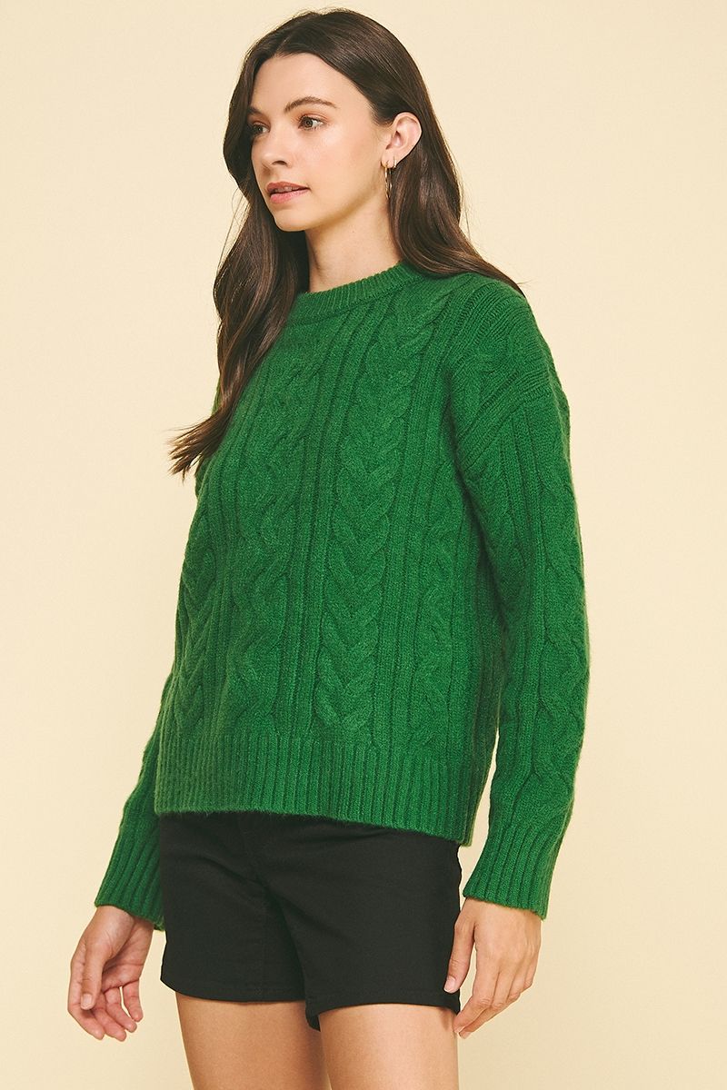 Sutton Cable Knit Sweater